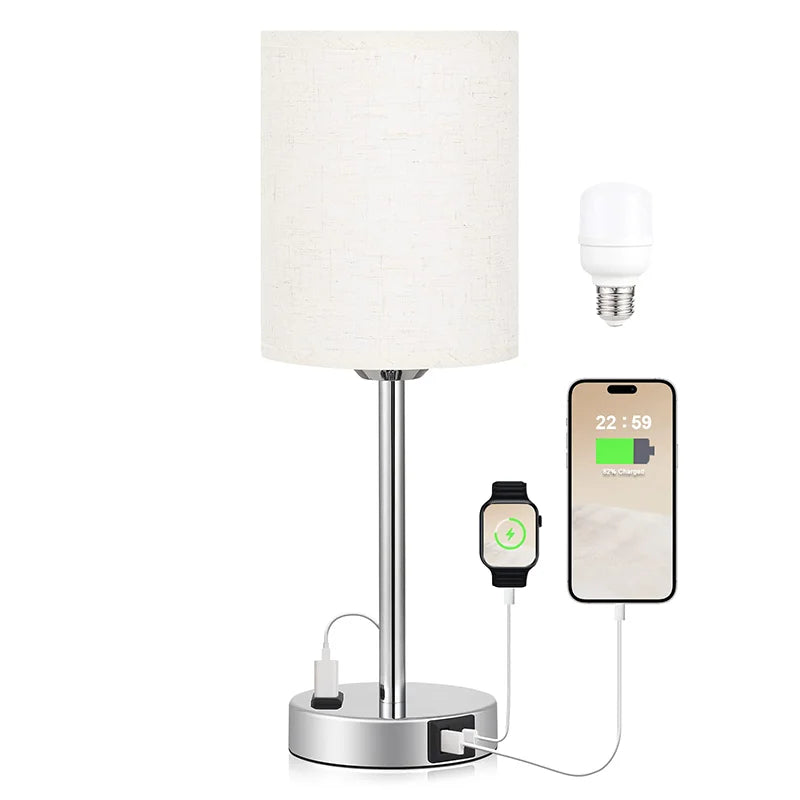 Lampe de chevet chargeur stylé - Lampe Chevet Design
