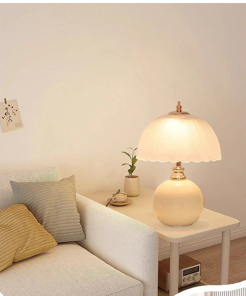Lampe de Chevet Moderne – Tissu &amp; Fer Forgé, Style Élégant - Lampe Chevet Design