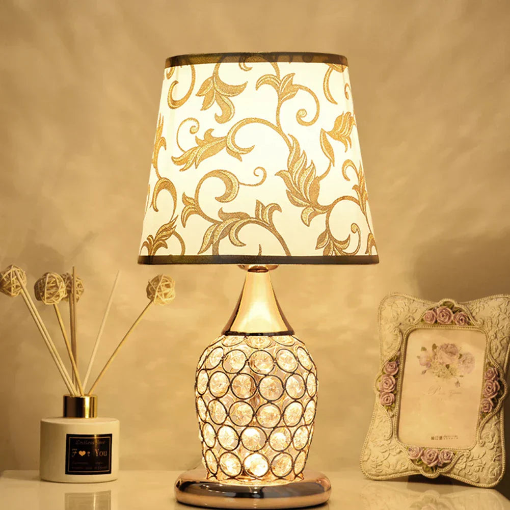 Lampe de chevet européenne en cristal - Lampe Chevet Design