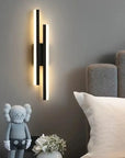 LED Bedroom Wall Lamp Wall Sconces Copper Line Pipe Acrylic Lampshade Indoor Lighting for Living Room Corridor Light Fixture
