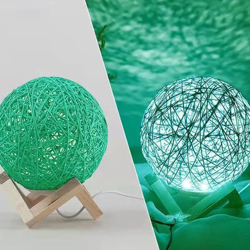 Lampe de chevet en rotin - Lampe Chevet Design