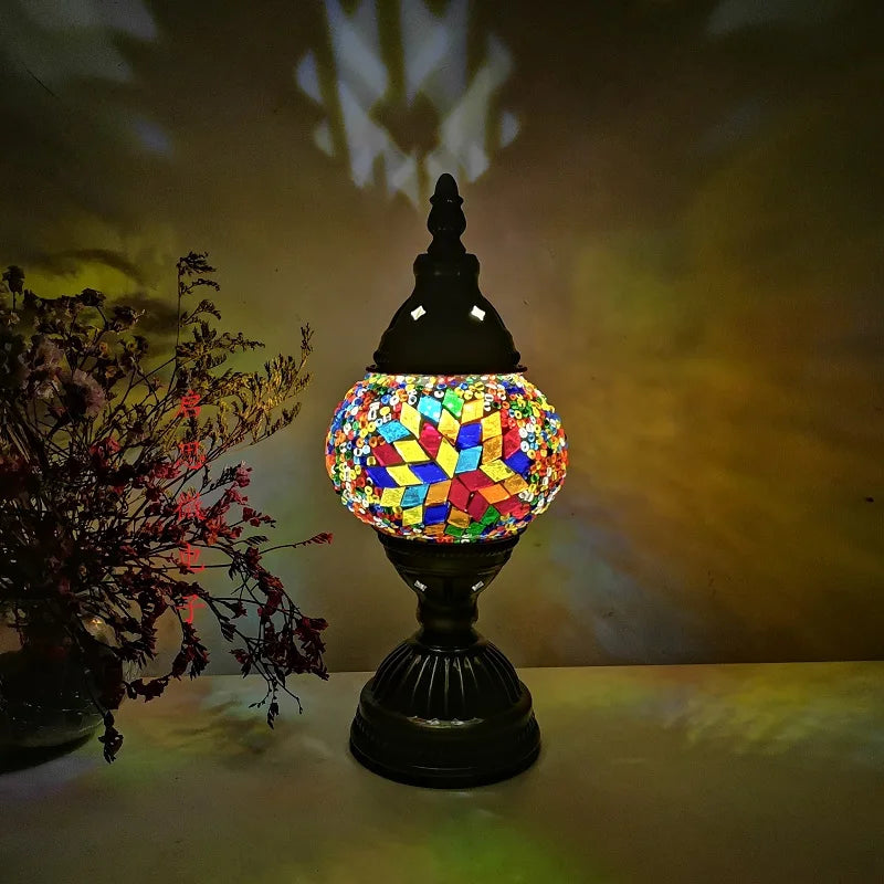 Lampe de chevet mosaique Turc - Lampe Chevet Design