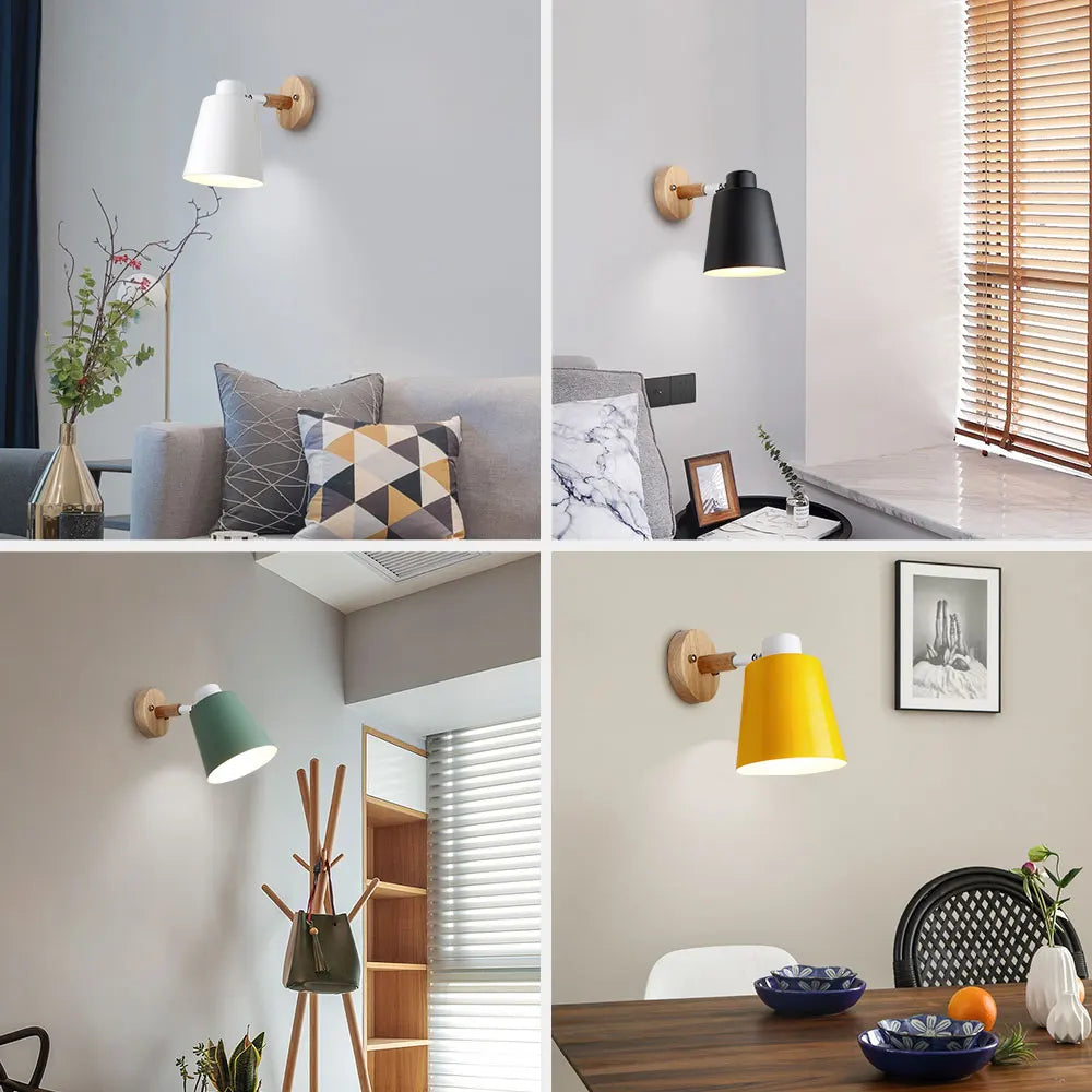 Lampe de chevet Murale Moderne Bois - Lampe Chevet Design