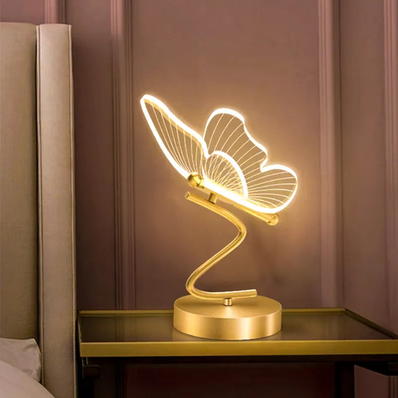 Lampe de chevet Design Papillon - Lampe Chevet Design