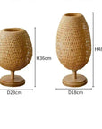 Lampe de Chevet en Bambou Naturel - Lampe Chevet Design