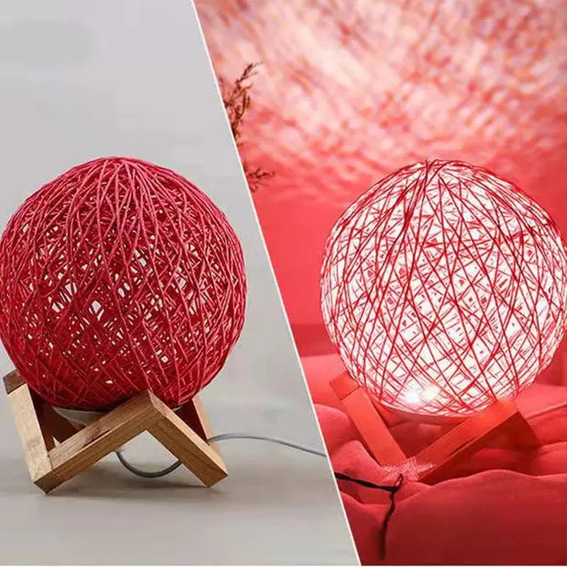 Lampe de chevet en rotin - Lampe Chevet Design