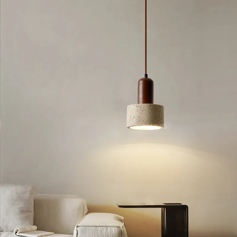 Lampe de Chevet Suspendue en Pierre Moderne - Lampe Chevet Design