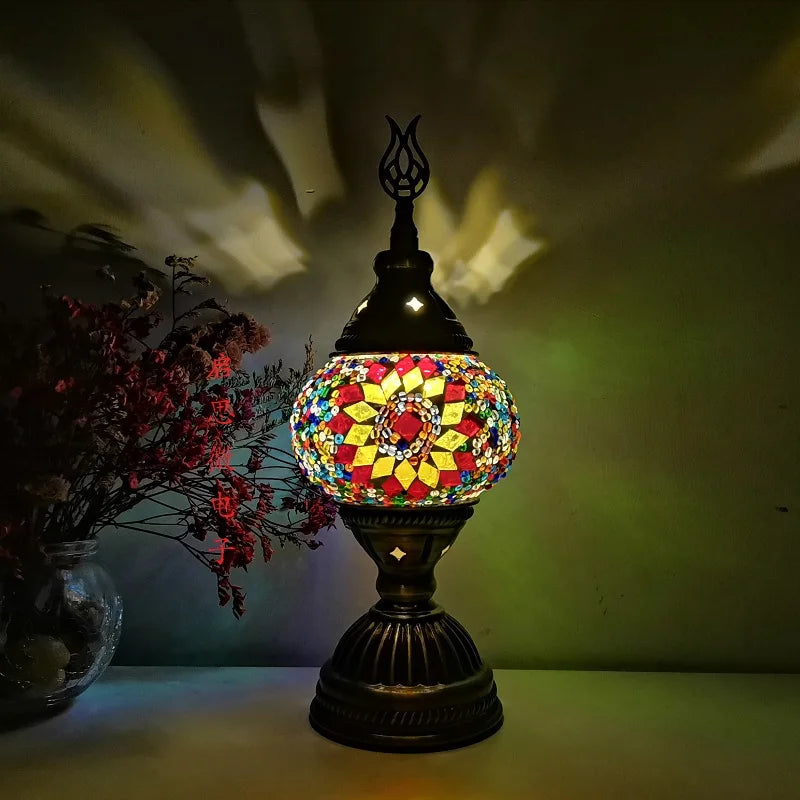Lampe de chevet mosaique Turc - Lampe Chevet Design