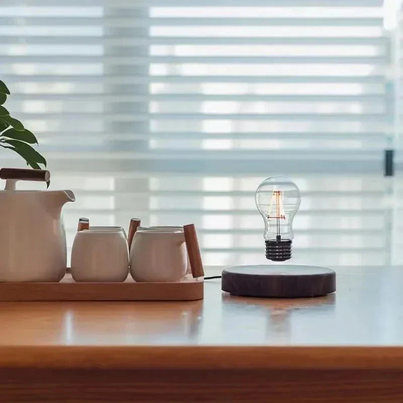 Lampe de chevet magnétique créative en verre flottant - Lampe Chevet Design