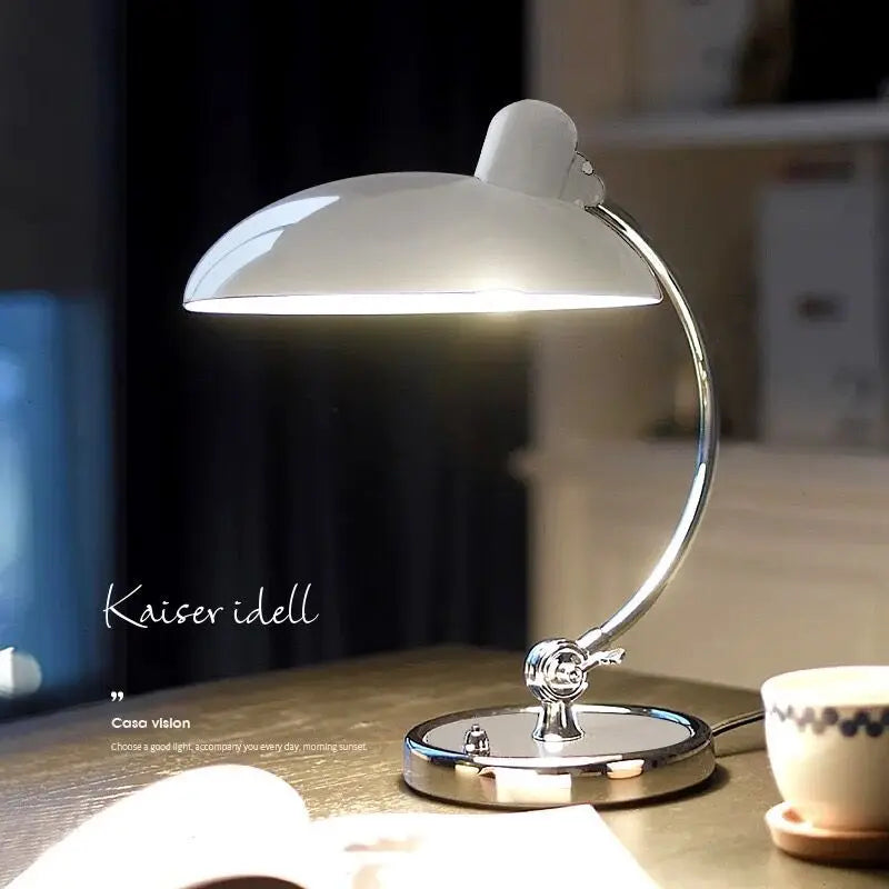 Nordic Bauhaus Adjustable Table Lamp Bedroom Study Lamps Light Luxury Desktop Eye Protection Learning Light Simple Bedside Lamp - Lampe Chevet Design