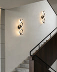 21/14/15W LED Wall Lights Modern Spiral Design Warm White Light Wall Sconce Lamp for Living Room Bedroom Hallway Stairs Indoor
