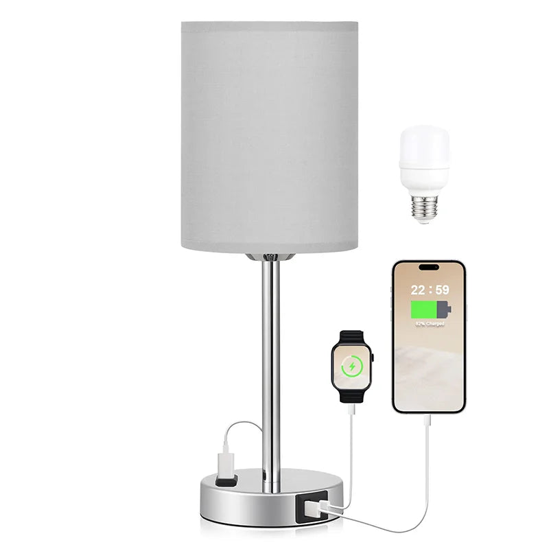 Lampe de chevet chargeur stylé - Lampe Chevet Design