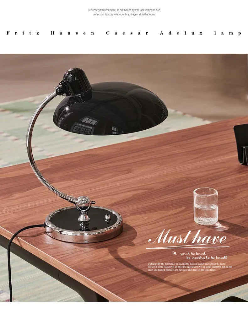 Nordic Bauhaus Adjustable Table Lamp Bedroom Study Lamps Light Luxury Desktop Eye Protection Learning Light Simple Bedside Lamp - Lampe Chevet Design