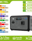 OUKITEL P800E – tragbare Powerstation 800W, Solargenerator LiFePO4 512Wh