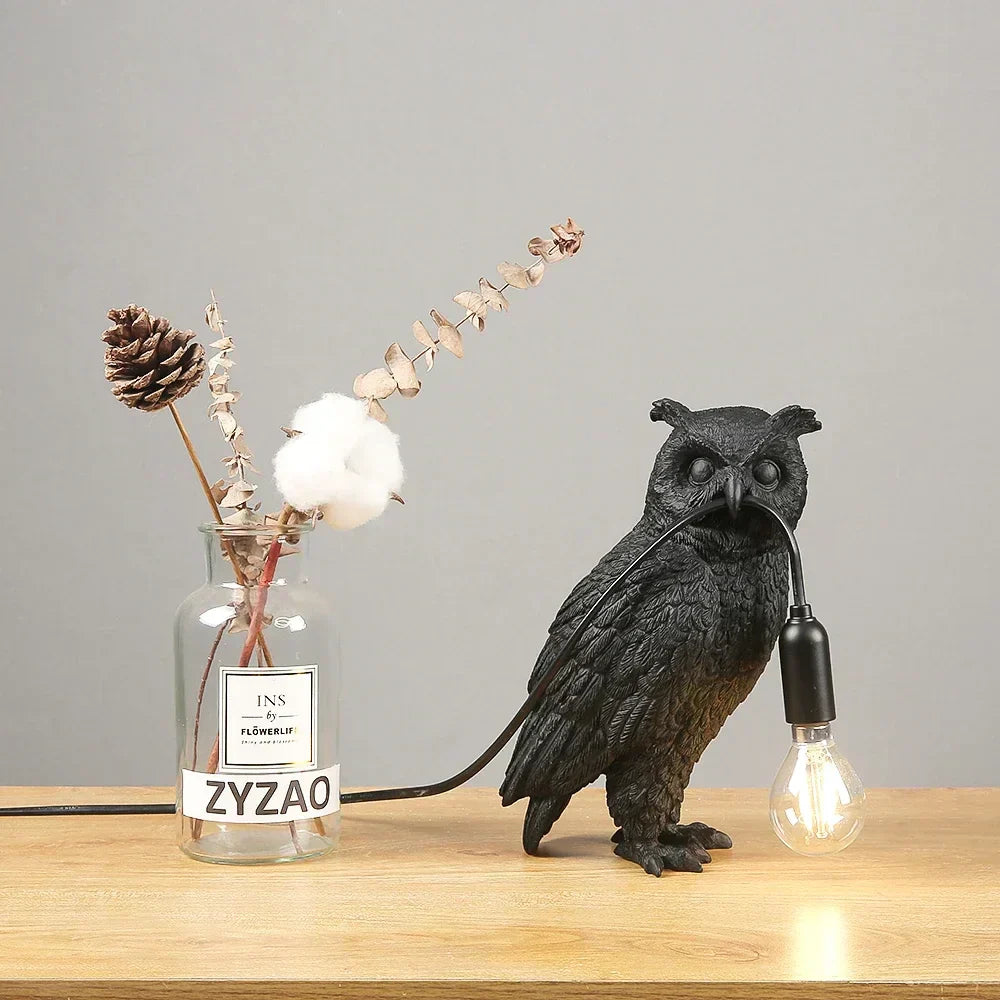 Lampe de chevet design Hibou - Lampe Chevet Design