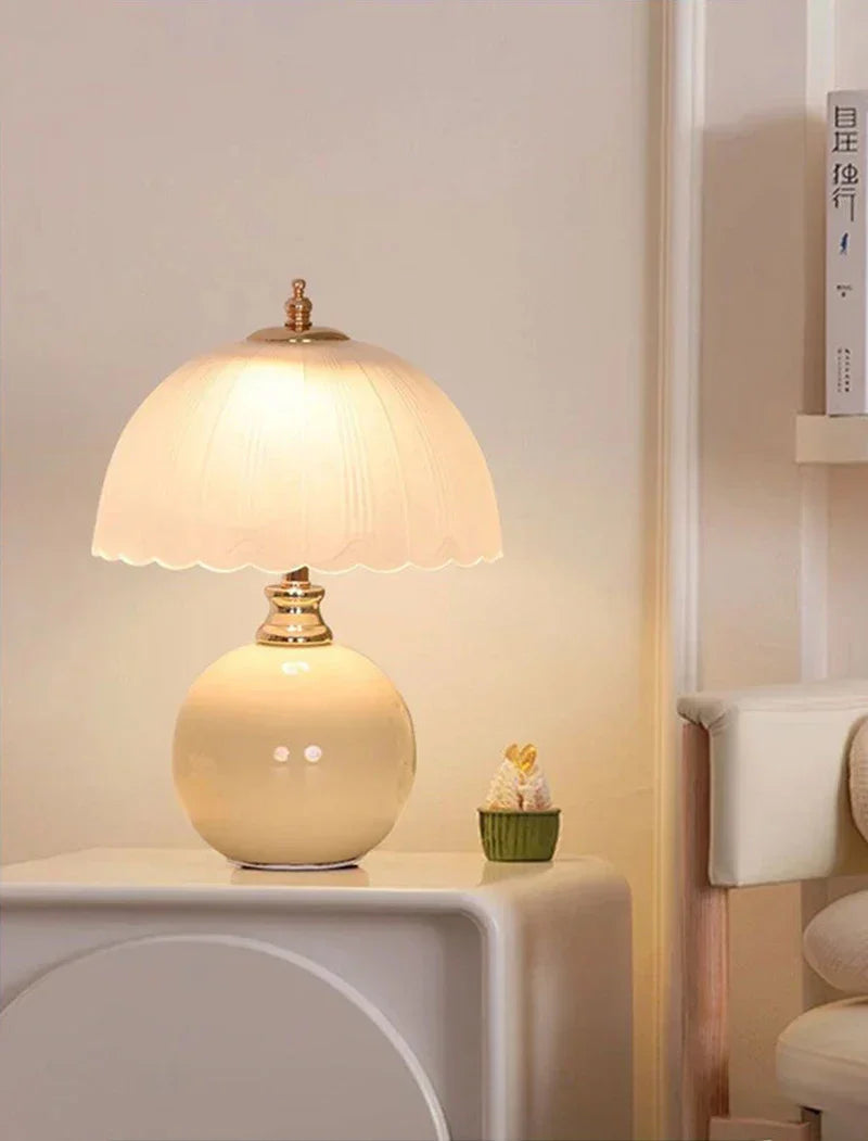 Lampe de Chevet Moderne – Tissu &amp; Fer Forgé, Style Élégant - Lampe Chevet Design