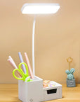 Touch LED Desk Lamp 3 Levels Dimmable Night Light USB Rechargeable Eye Protection Foldable Table Lamp Bedroom Bedside Reading - Lampe Chevet Design