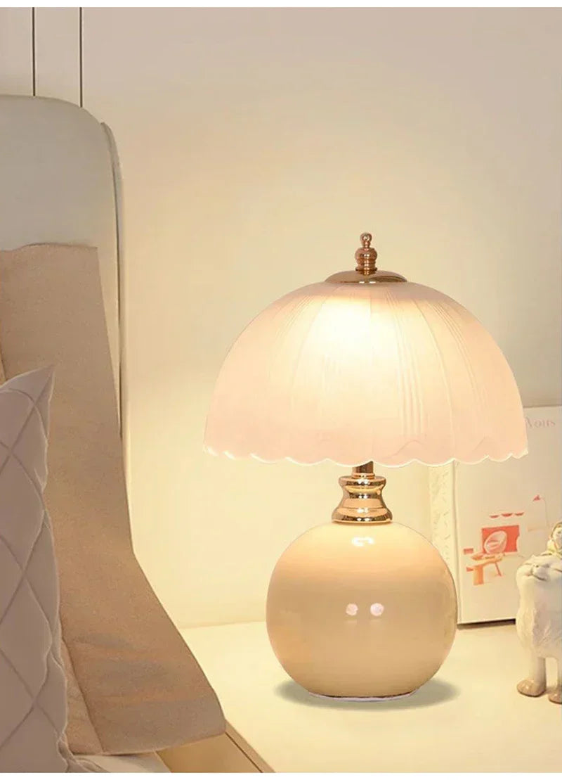 Lampe de Chevet Moderne – Tissu &amp; Fer Forgé, Style Élégant - Lampe Chevet Design