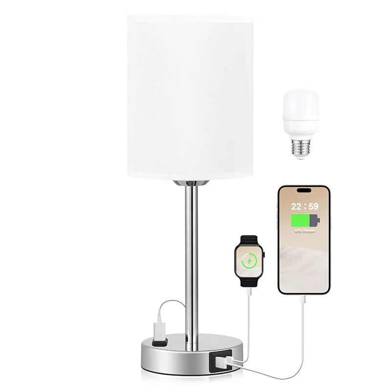 Lampe de chevet chargeur stylé - Lampe Chevet Design