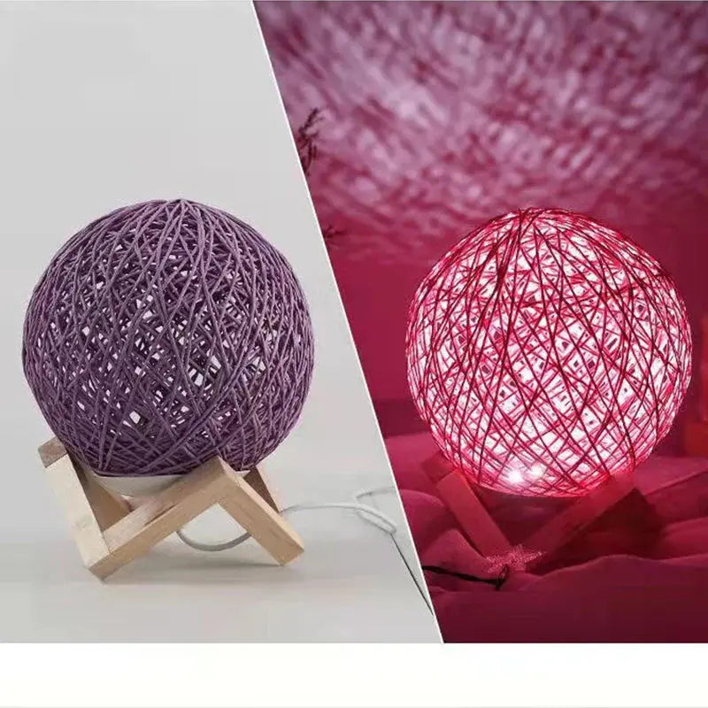 Lampe de chevet en rotin - Lampe Chevet Design
