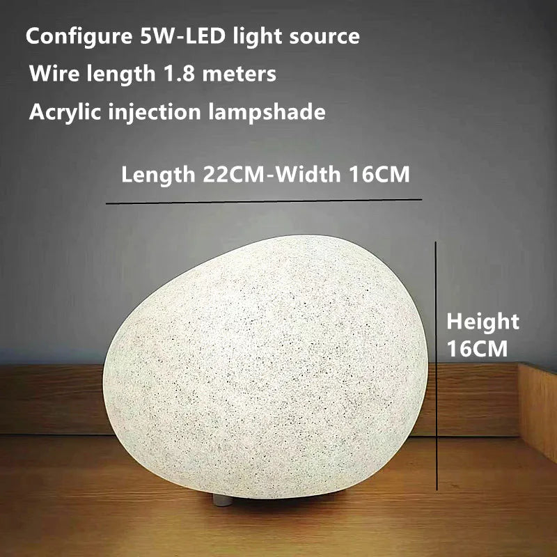 Lampe de chevet design pierre - Lampe Chevet Design