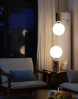 lampe de chevet Nordique en boule de verre - Lampe Chevet Design
