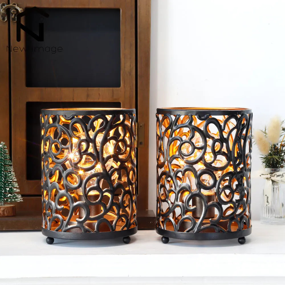Lampe de chevet en métal à piles sans - Lampe Chevet Design