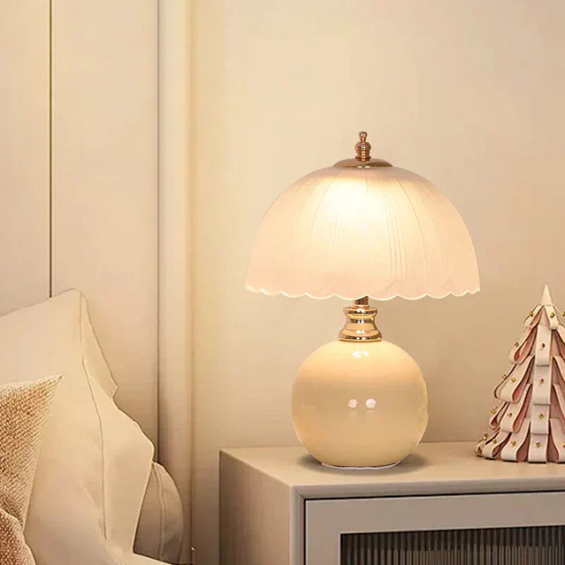Lampe de Chevet Moderne – Tissu &amp; Fer Forgé, Style Élégant - Lampe Chevet Design