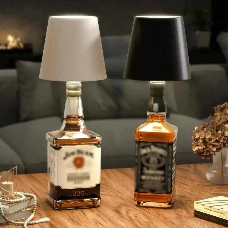 lampe de chevet pour bouteille whisky - Lampe Chevet Design