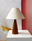Lampe de chevet Rétro en Bois Massif - Lampe Chevet Design