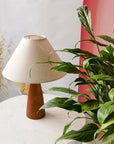 Lampe de chevet Rétro en Bois Massif - Lampe Chevet Design
