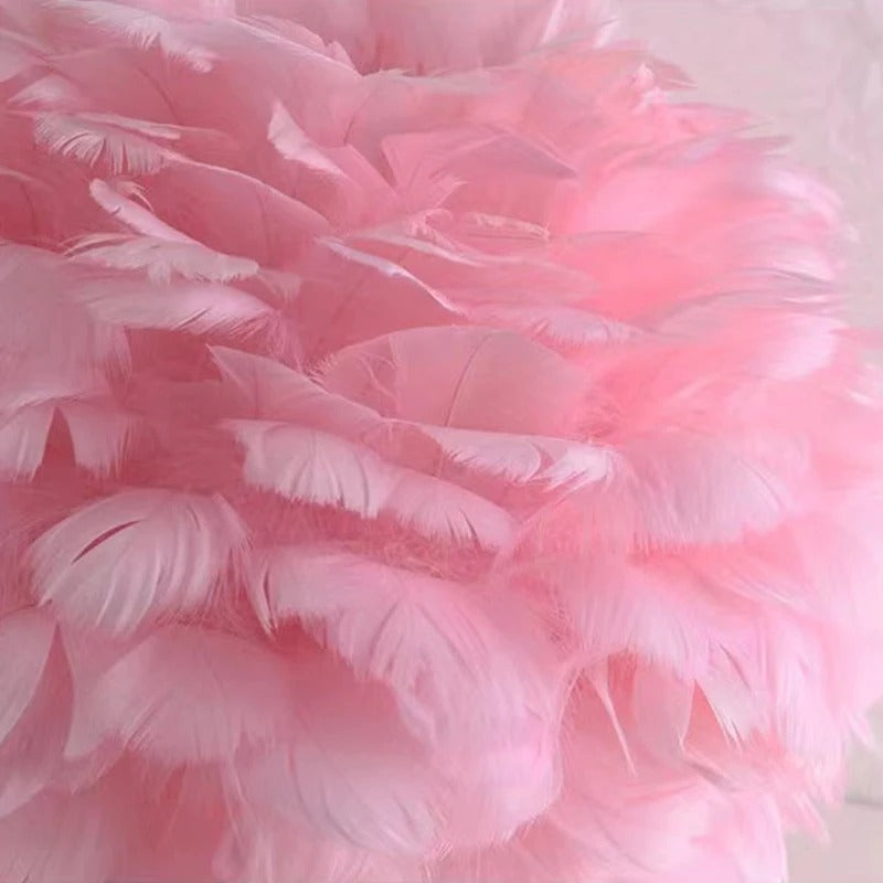 Lampe de chevet design Plumes moderne - Lampe Chevet Design