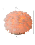 Lampe de chevet design Plumes moderne - Lampe Chevet Design