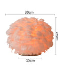 Lampe de chevet design Plumes moderne - Lampe Chevet Design