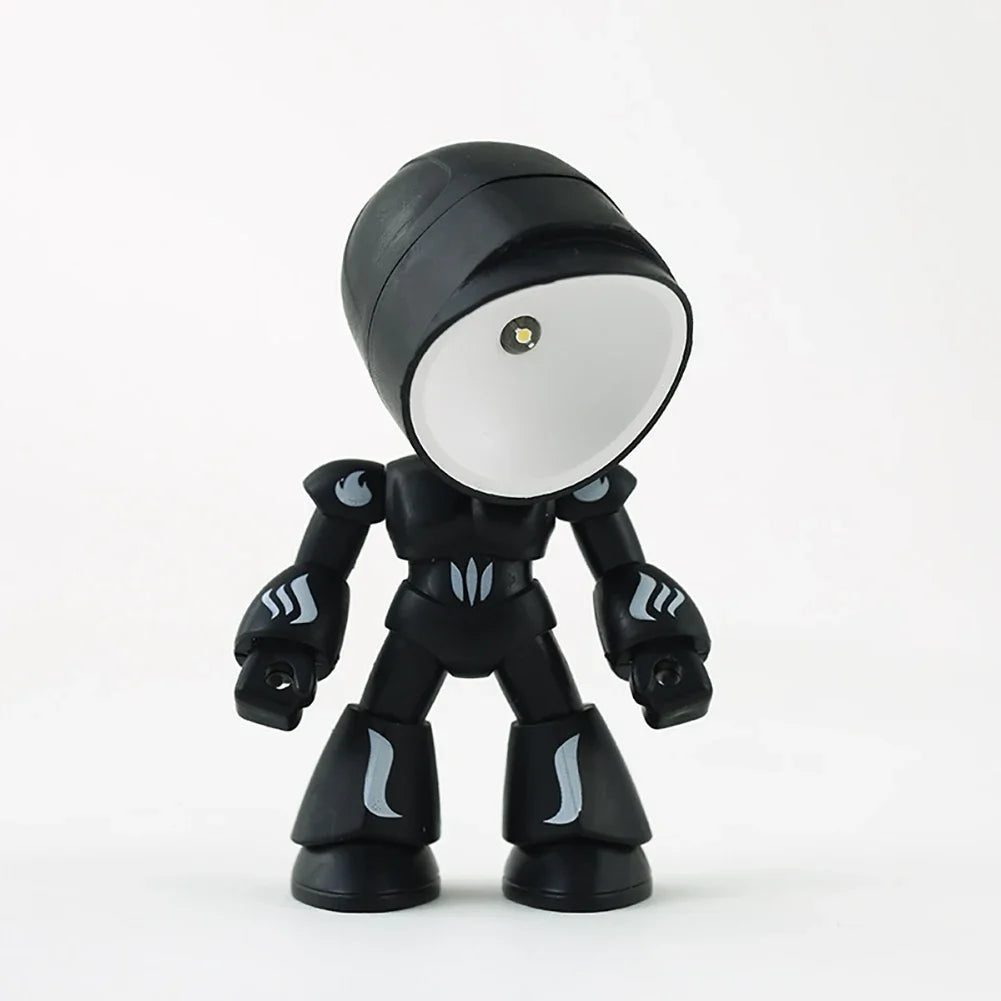 Mini Night Light LED Cartoon Cute Hero Police Desk Lamp Desktop Ornament Bedside Bedroom Table Lights Children Boy Holiday Gifts - Lampe Chevet Design