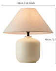 Wabi-sabi Ceramic Table Lamp Bedside Desk Lamp Decoration For Bedroom Light Fixture Japanese-style Table Lamp For Living Room - Lampe Chevet Design