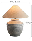 Wabi-sabi Ceramic Table Lamp Bedside Desk Lamp Decoration For Bedroom Light Fixture Japanese-style Table Lamp For Living Room - Lampe Chevet Design