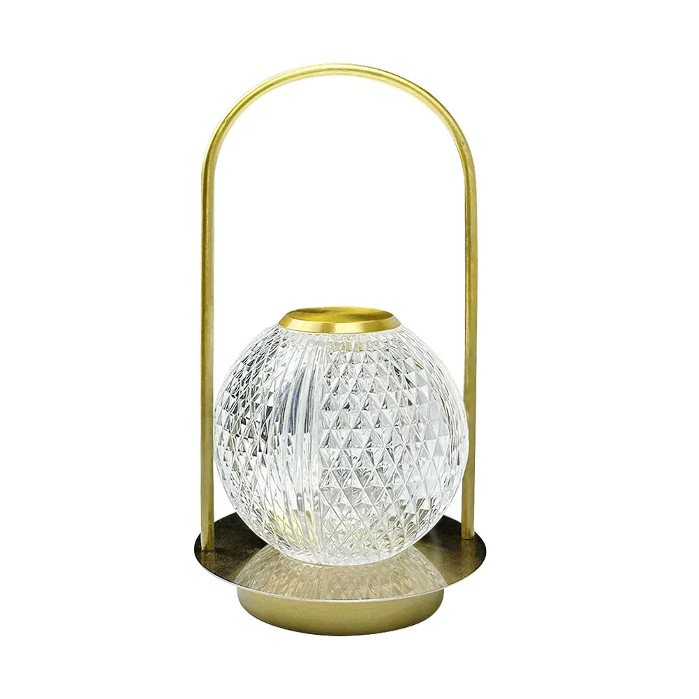 lampe de chevet sans fil en cristal - Lampe Chevet Design