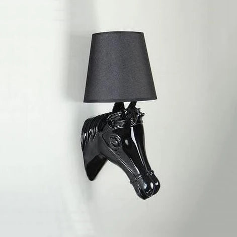 lampe de chevet murale en résin design chevaux - Lampe Chevet Design