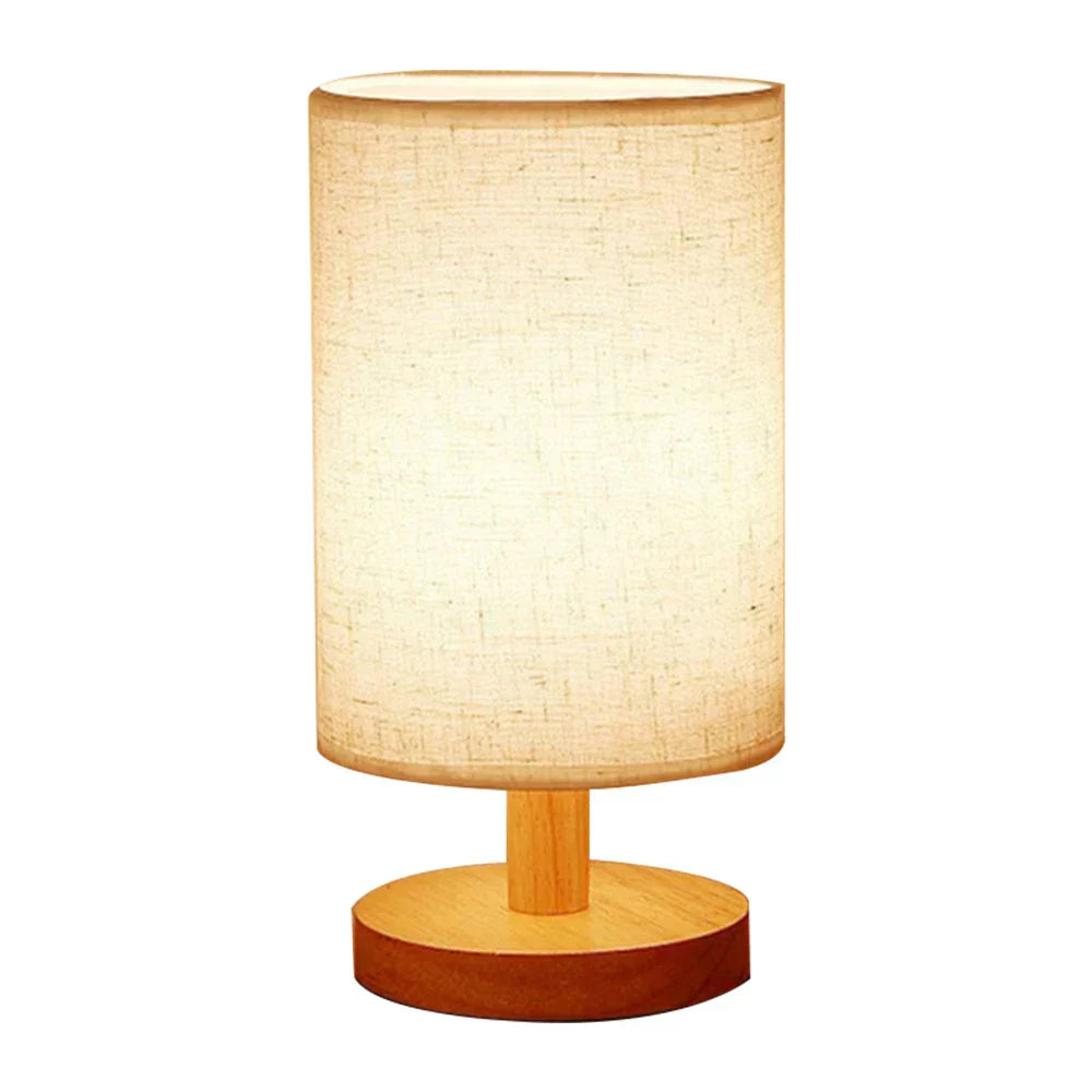 USB Bedside Lamp Night Lights LED Desk Lamp Eye Protection Nightstand Lamp Wooden Table Lamp Night Lamp Home Bedroom Decor - Lampe Chevet Design