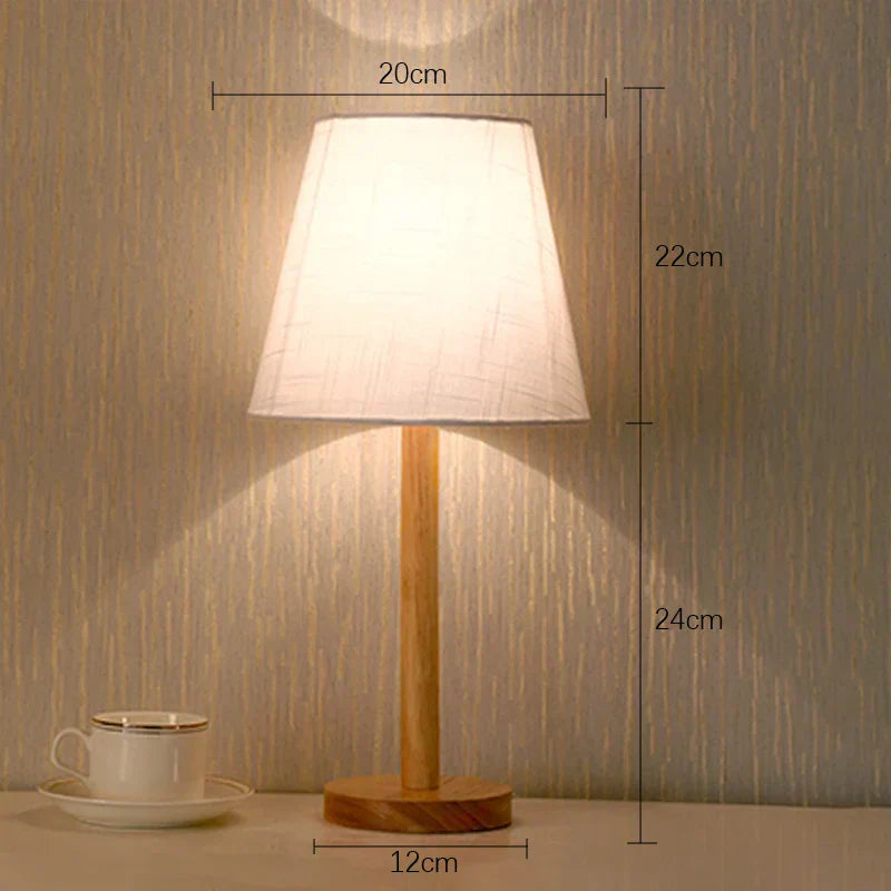 lampe de chevet en bois nordique - Lampe Chevet Design