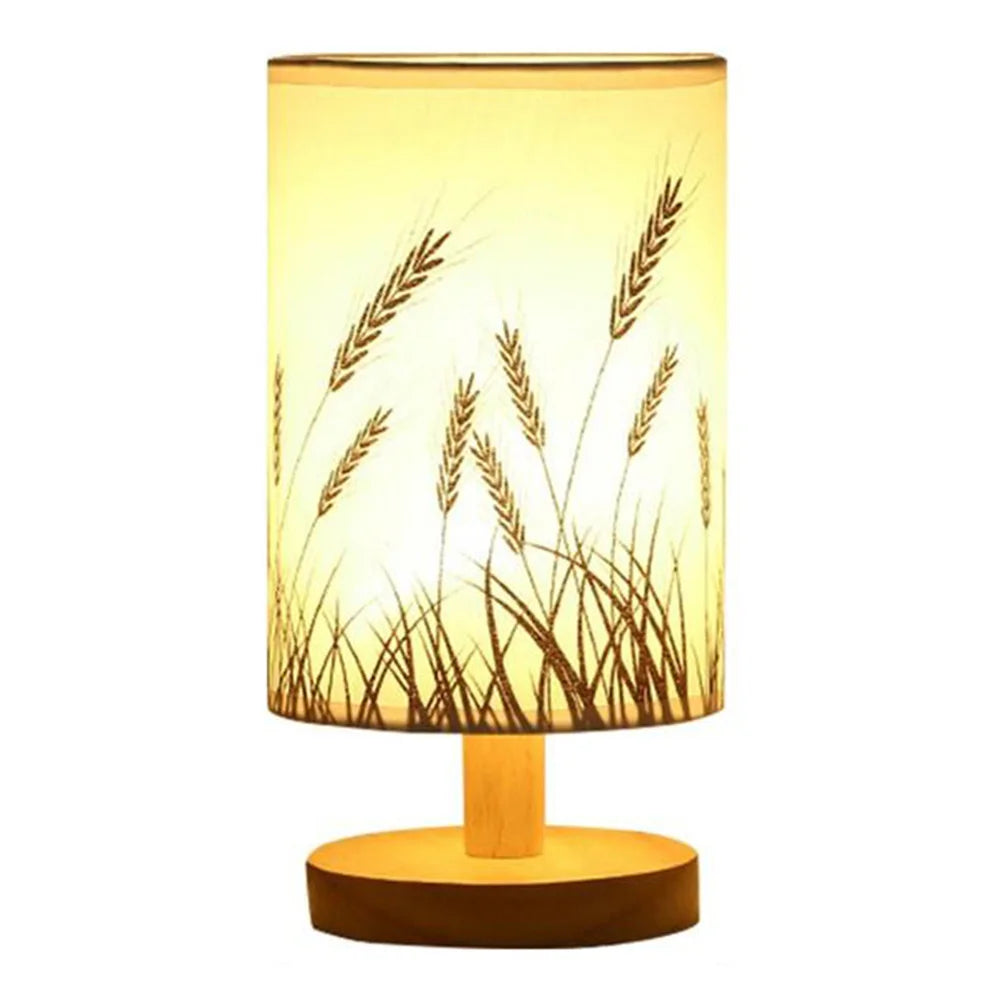 USB Bedside Lamp Night Lights LED Desk Lamp Eye Protection Nightstand Lamp Wooden Table Lamp Night Lamp Home Bedroom Decor - Lampe Chevet Design